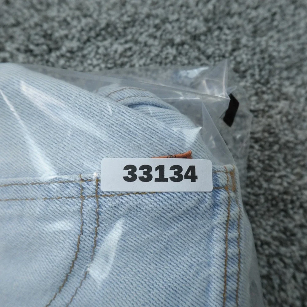 VTG Levis Shorts Mens 32 Blue Denim 550 Relaxed Jean Jorts USA Orange Tab 90s